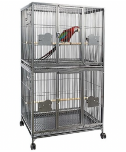 Rainforest Cages Double Breeding or Display Parrot Cage